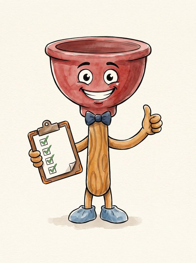 Sir Plunge-a-Lot giving a thumbs up